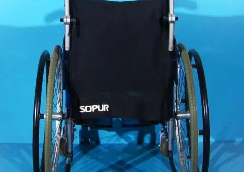 Scaun cu rotile din aluminiu activ  Sopur - latime sezut 42 cm - 5/6