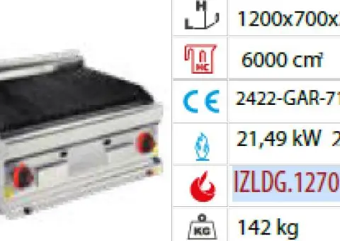 Gratar roca vulcanica /Gratar electric si gaz seria 70  - Horeca Bucuresti - 2/10