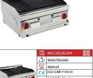 Gratar roca vulcanica   - Horeca Bucuresti