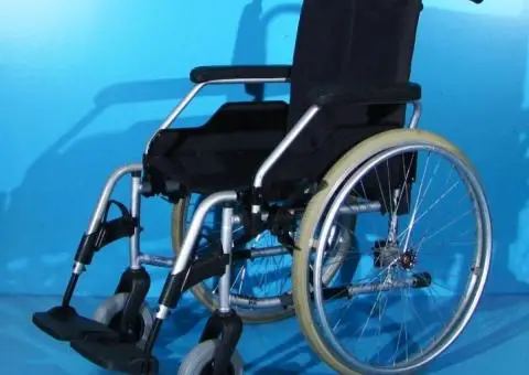 Scaun cu rotile  Meyra - latime sezut 43 cm - 1/7