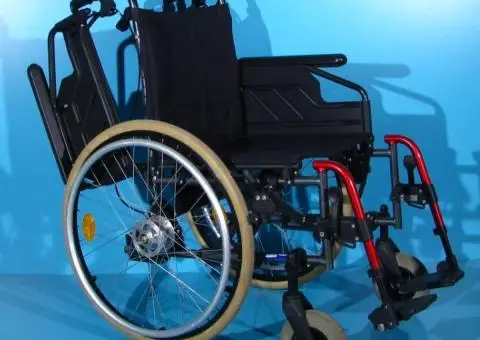 Scaun cu rotile din aluminiu Sopur - latime sezut 46 cm - 3/7