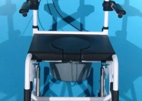 Scaun pentru WC si baie din aluminiu Mobilex - 3/10