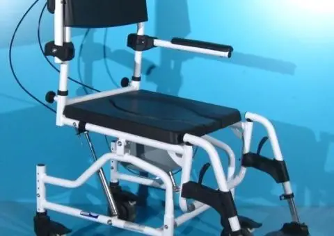 Scaun pentru WC si baie din aluminiu Mobilex - 5/10