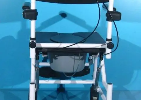 Scaun pentru WC si baie din aluminiu Mobilex - 8/10