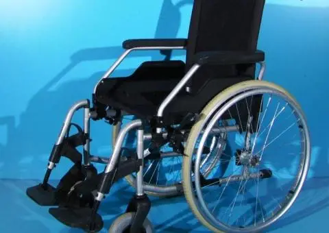 Scaun cu rotile  Meyra - latime sezut 43 cm - 1/7