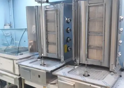 Utilare shaormeri / Fast Food - Grill pe gaz / Friteuse Gaz / Aparate shaorma / Hote - 2/7