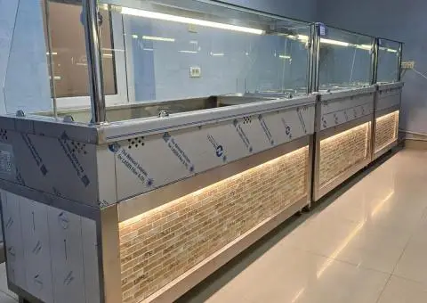 LINII DE AUTOSERVIRE - VITRINE CALDE BAIN MARIE si VITRINE RECI - 6/8