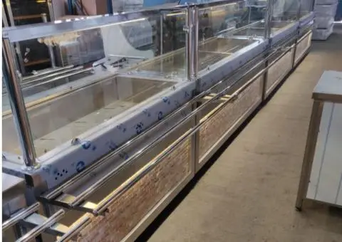 LINII DE AUTOSERVIRE - VITRINE CALDE BAIN MARIE si VITRINE RECI - 7/8