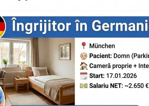 🌟 Îngrijitoare în Germania 🌟