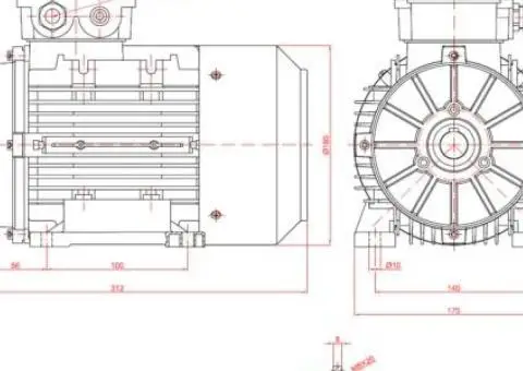 Motor electric trifazat 1.5kw 1400rpm 90 B3 - 2/2