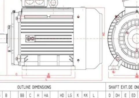 Motor electric trifazat 30kw 1400rpm 200 B3 - 2/2