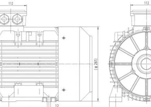 Motor electric trifazat 5.5kw 1400rpm 132 B3 - 2/2
