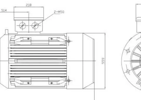 Motor electric trifazat 75kw 1400rpm 280 B5 - 2/2
