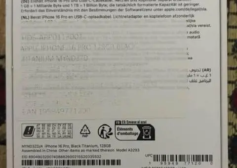iPhone 16 Pro - 128GB - Black Titanium - NOU, SIGILAT - 2/2