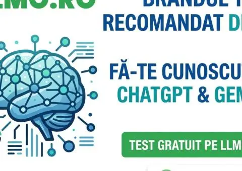 SEO AI | GEO | AEO - Optimizare pentru ChatGPT, Google Gemini & Mode AI, Claude, Grok