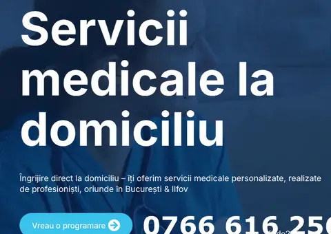 Servicii medicale la domiciliu oriunde in Bucuresti si Ilfov