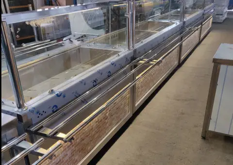 LINIE AUTOSERVIRE - VITRINE CALDE /RECI HORECA BUCURESTI - 2/5