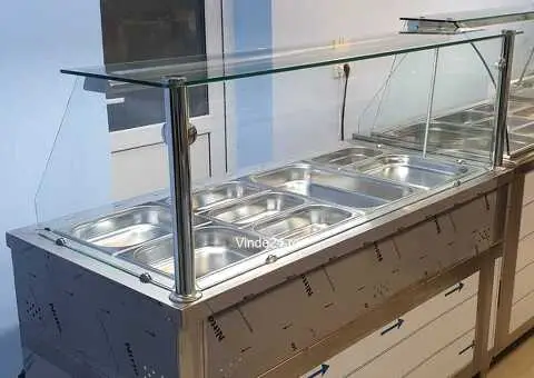 LINIE AUTOSERVIRE - VITRINE CALDE /RECI HORECA BUCURESTI - 3/5