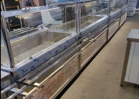 ECHIPAMENTE PROFESIONALE HORECA  - LINII DE AUTOSERVIRE - VITRINE CALDE BAIN-MARIE  si VITRINE RECI - 1/6