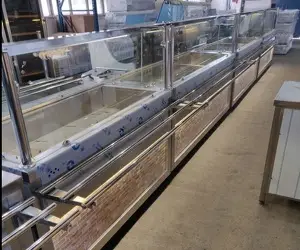 ECHIPAMENTE PROFESIONALE HORECA  - LINII DE AUTOSERVIRE - VITRINE CALDE BAIN-MARIE  si VITRINE RECI