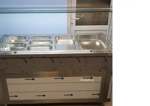 ECHIPAMENTE PROFESIONALE HORECA  - LINII DE AUTOSERVIRE - VITRINE CALDE BAIN-MARIE  si VITRINE RECI - 3/6