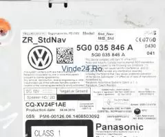 Media Player / Unitate CD / Casetofon VW GOLF 7, GOLF 7 Variant/combi (5G) 2012 - Prezent 5G0035846A - Imagine 6
