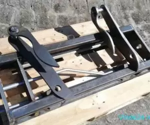 Adaptor cuplare rapidă Schaeff Zeppelin Terex Yanmar V65 Bobcat De la AL la Euro - Imagine 3