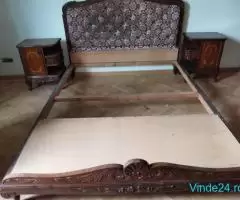 Vand mobila tarnaveni - lemn masiv cu intarsii