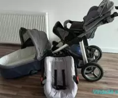 Vând hăinuțe bebe..cărucior landou+ sport