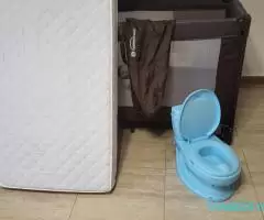 Patut copii pliabil si saltea