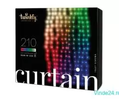Twinkly Curtain - Perdea lumini inteligente colorate + alb - 1*2,1 m