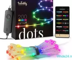 Twinkly Dots 200 LED – Șir flexibil - lumini multicolore inteligente - 10m - Imagine 4