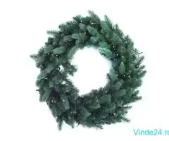 Twinkly Pre-Lit Wreath - Coroană Crăciun lumini inteligente colorate + alb - Imagine 7