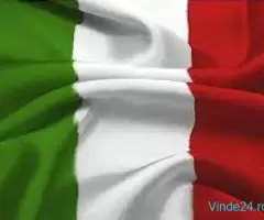 Vând serviciile mele de predare a limbii italiene in regim online.