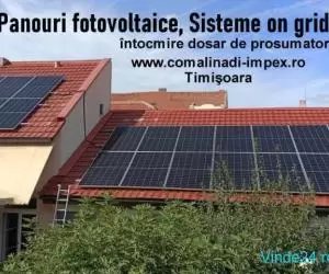 Panouri fotovoltaice sisteme solare on grid Timisoara