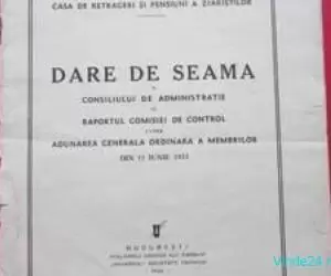Dare de seama despre activitatea Fundatiei Regale. 1944