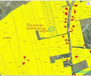Vand teren intravilan Cluj Zona Borhanci 645 MP