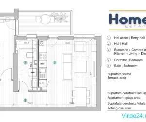Escape Residence | Băneasa | 2 camere | vânzare | 2/7 | ready-to-move | 2023 | 64 mp. | decomandat - Imagine 7