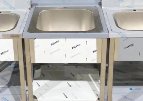 Horeca Bucuresti / Mese de lucru inox / Spalator INOX cu 1 cuva / Spalator INOX  cu 2 cuve - 8/9