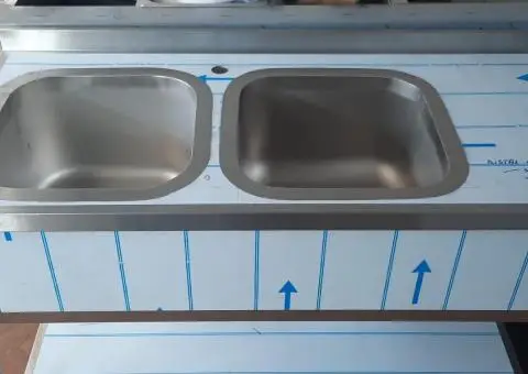Horeca Bucuresti / Mese de lucru inox / Spalator INOX cu 1 cuva / Spalator INOX  cu 2 cuve - 9/9