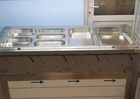 Horeca Bucuresti / MODEL PREMIUM - LINII Autoservire/ Vitrine CALDE si Vitrine RECI / - 1/7