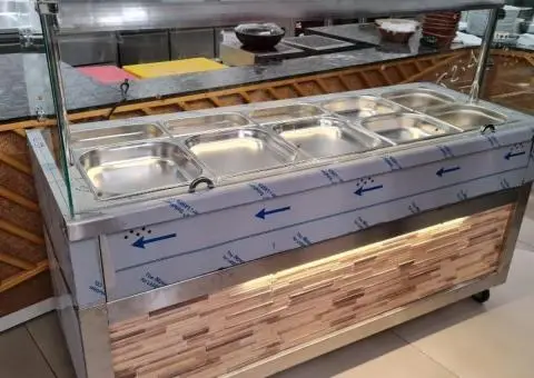 Vitrine CALDE si Vitrine RECI  - MODEL CASABLANCA / LINII de AUTOSERVIRE - 1/8