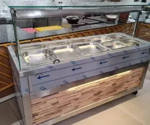 Vitrine CALDE si Vitrine RECI  - MODEL CASABLANCA / LINII de AUTOSERVIRE