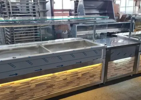 Vitrine CALDE si Vitrine RECI  - MODEL CASABLANCA / LINII de AUTOSERVIRE - 5/8