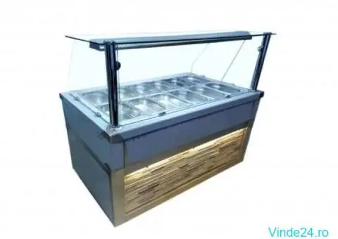 Horeca Bucuresti / Linie autoservire / Vitrina calda / Vitrina Rece / hota inox - 2/8