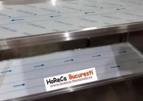 MESE INOX SI SPALATOARE INOX CU 1 CUVA / 2 CUVE - 5/8