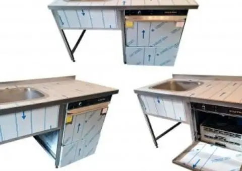 MESE INOX SI SPALATOARE INOX CU 1 CUVA / 2 CUVE - 7/8