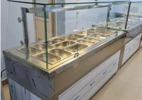 Horeca Bucuresti / Linie autoservire / Vitrina calda / Vitrina Rece / hota inox - 4/4
