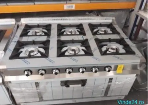ARAGAZE alimentare GAZ cu 2, 3, 4, 6 8 FOCURI Mari si CUPTOR - 1/6