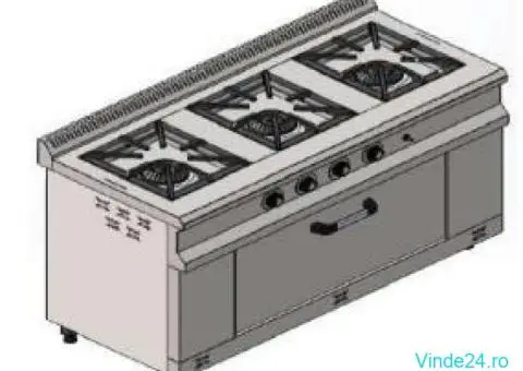 ARAGAZE alimentare GAZ cu 2, 3, 4, 6 8 FOCURI Mari si CUPTOR - 5/6